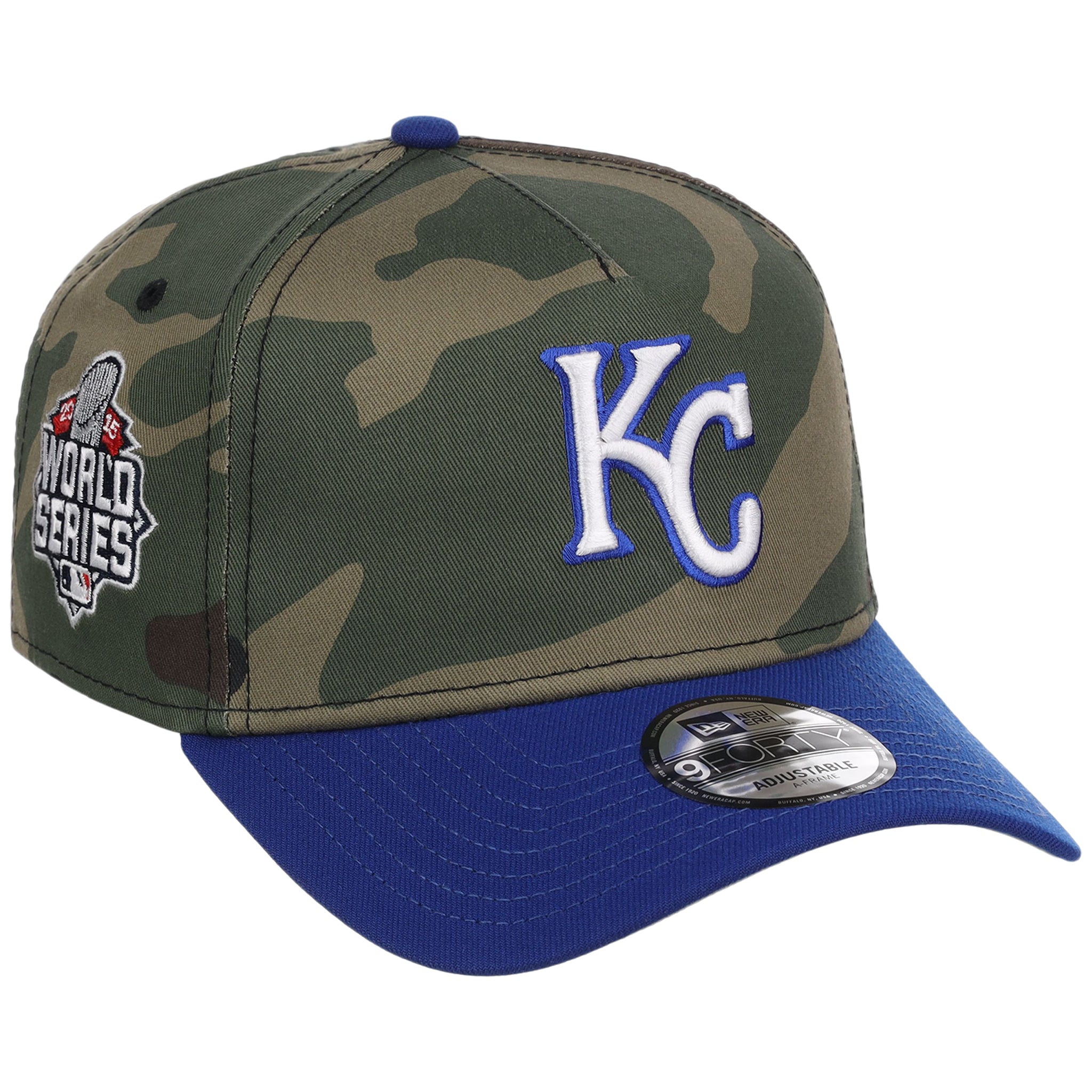 Kansas City Royals MLB Woodland Contrast New Era 9FORTY