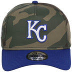 Kansas City Royals MLB Woodland Contrast New Era 9FORTY
