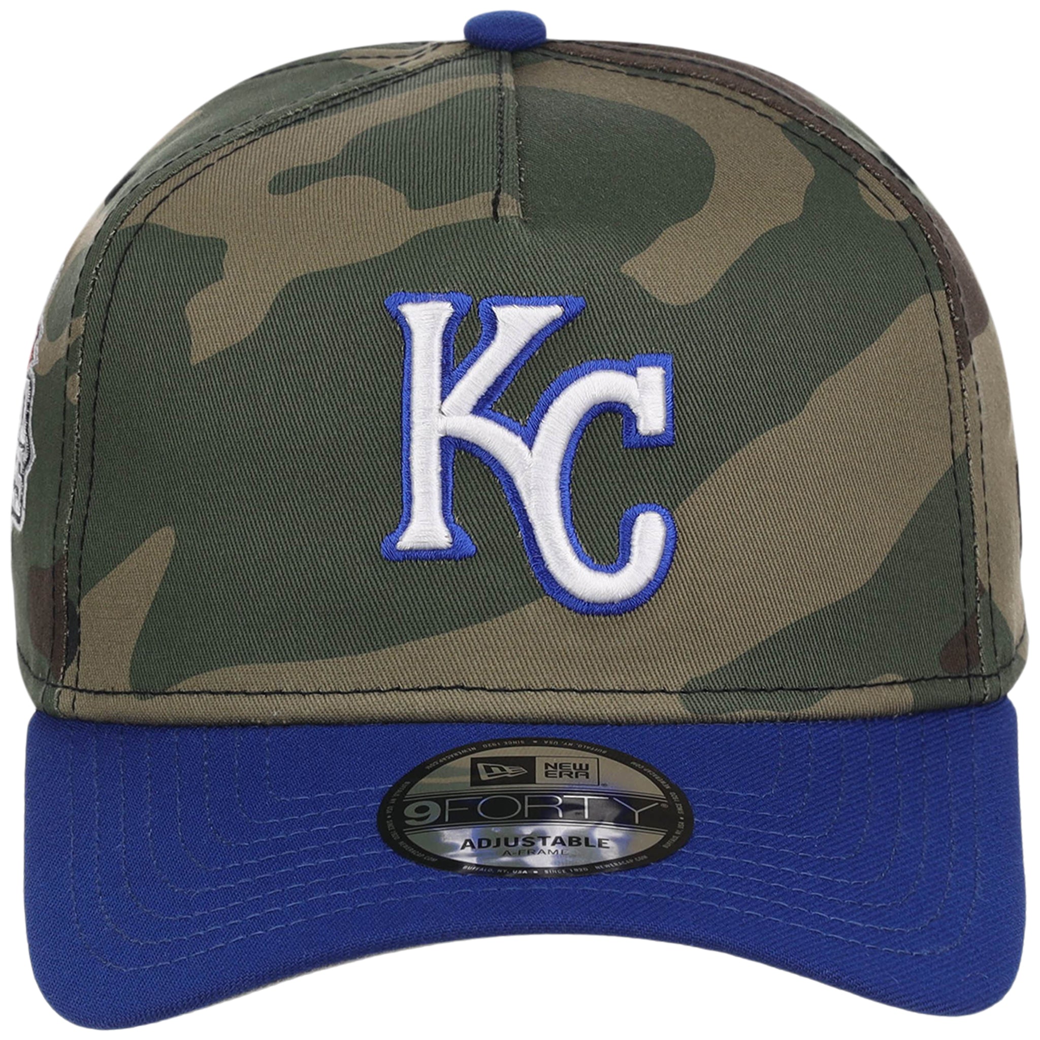 Kansas City Royals MLB Woodland Contrast New Era 9FORTY