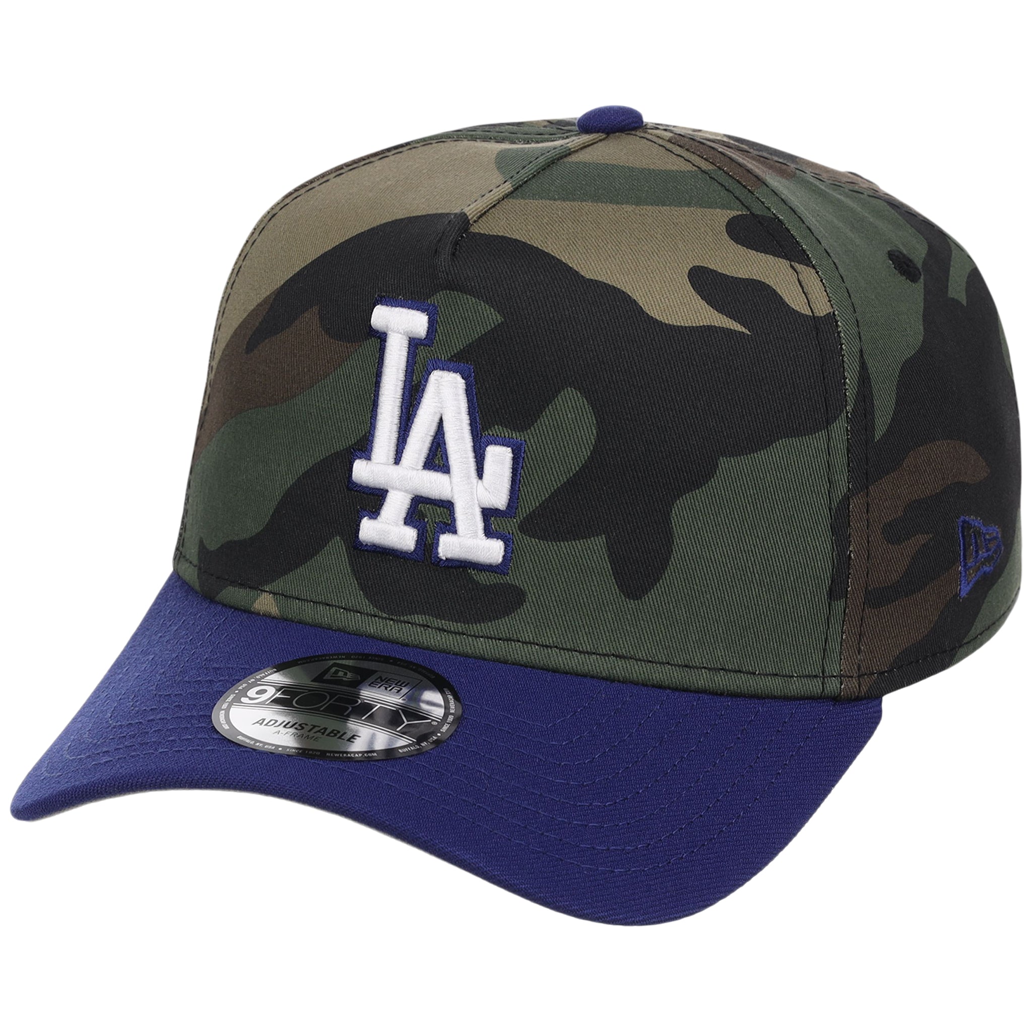 Los Angeles Dodgers MLB Woodland Contrast New Era 9FORTY