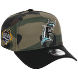 Florida Marlins MLB Woodland Contrast New Era 9FORTY