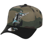 Florida Marlins MLB Woodland Contrast New Era 9FORTY