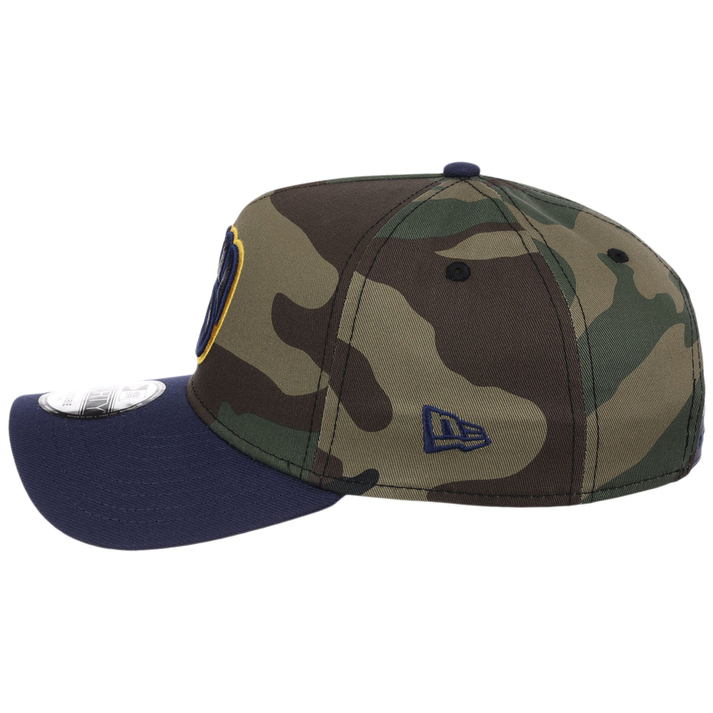 Milwaukee Brewers MLB Woodland Contrast New Era 9FORTY