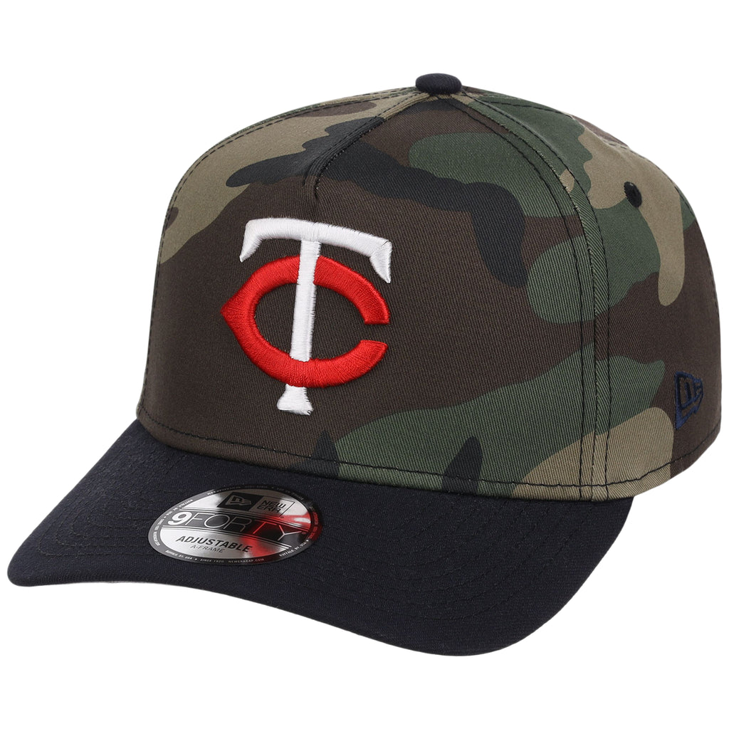 Minnesota Twins MLB Woodland Contrast New Era 9FORTY
