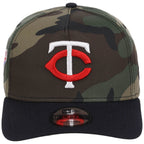 Minnesota Twins MLB Woodland Contrast New Era 9FORTY