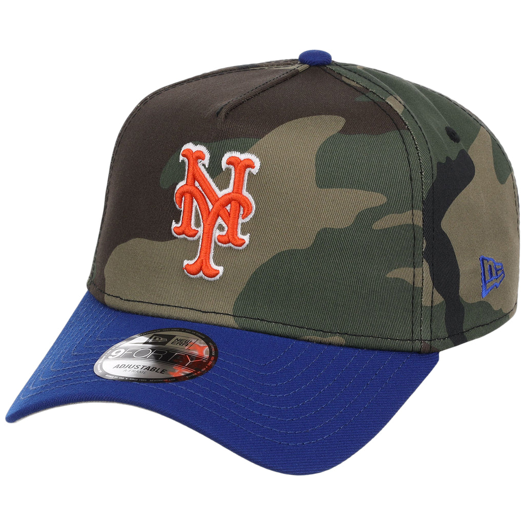 New York Mets MLB Woodland Contrast New Era 9FORTY