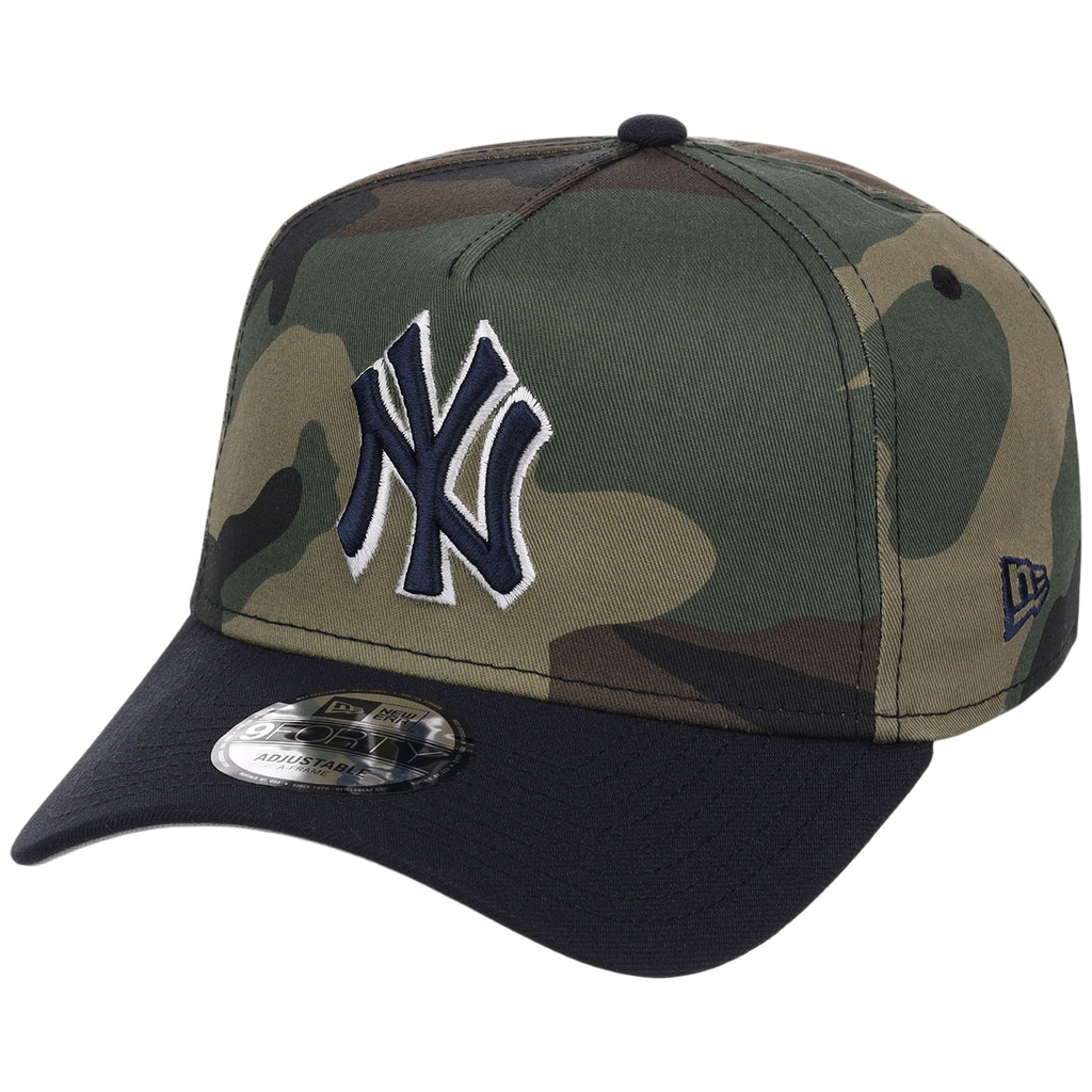 New York Yankees MLB Woodland Contrast New Era 9FORTY
