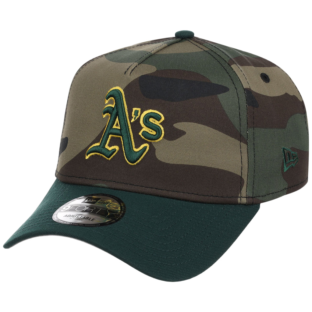 Oakland Athletics MLB Woodland Contrast New Era 9FORTY