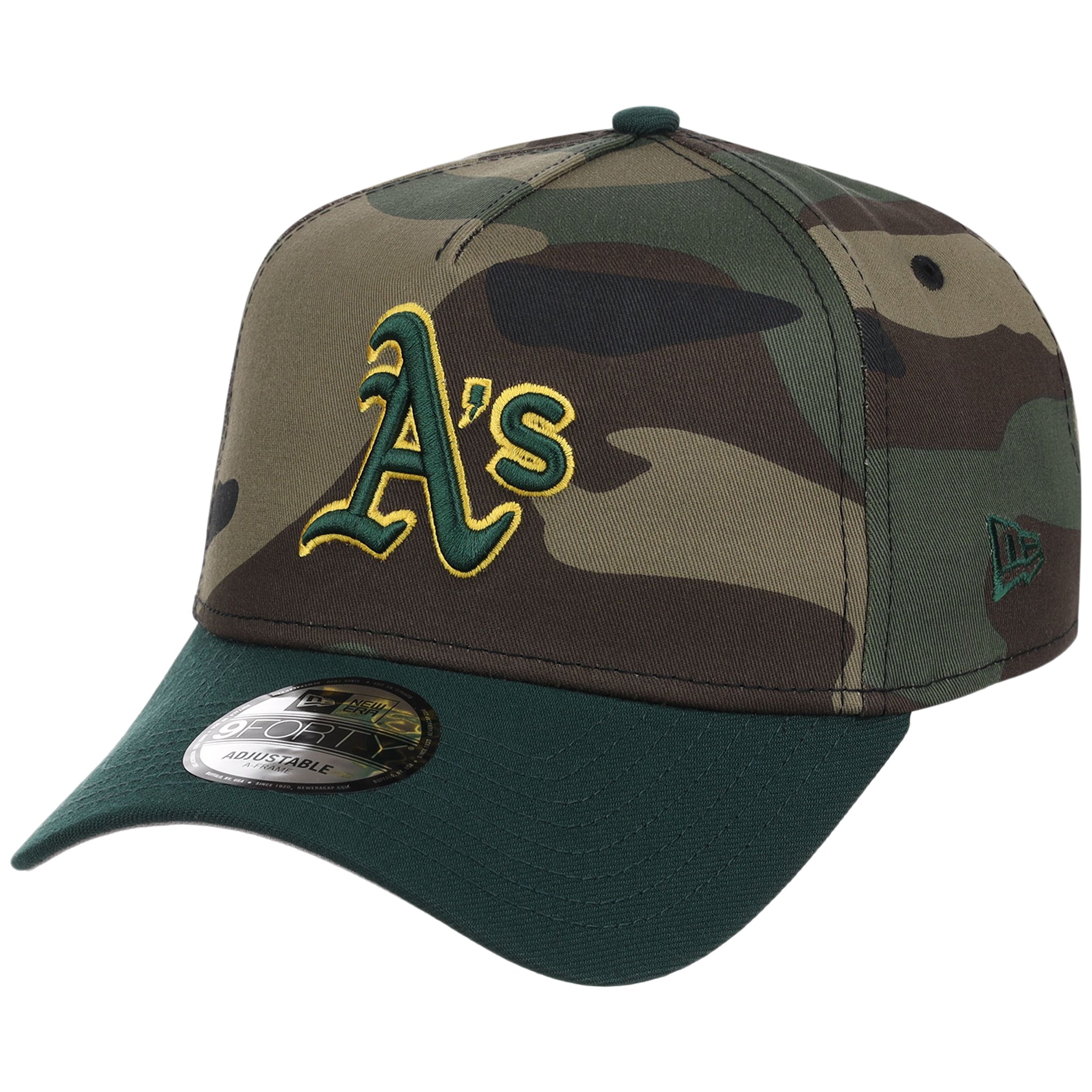 Oakland Athletics MLB Woodland Contrast New Era 9FORTY