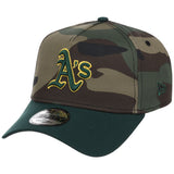 Oakland Athletics MLB Woodland Contrast New Era 9FORTY