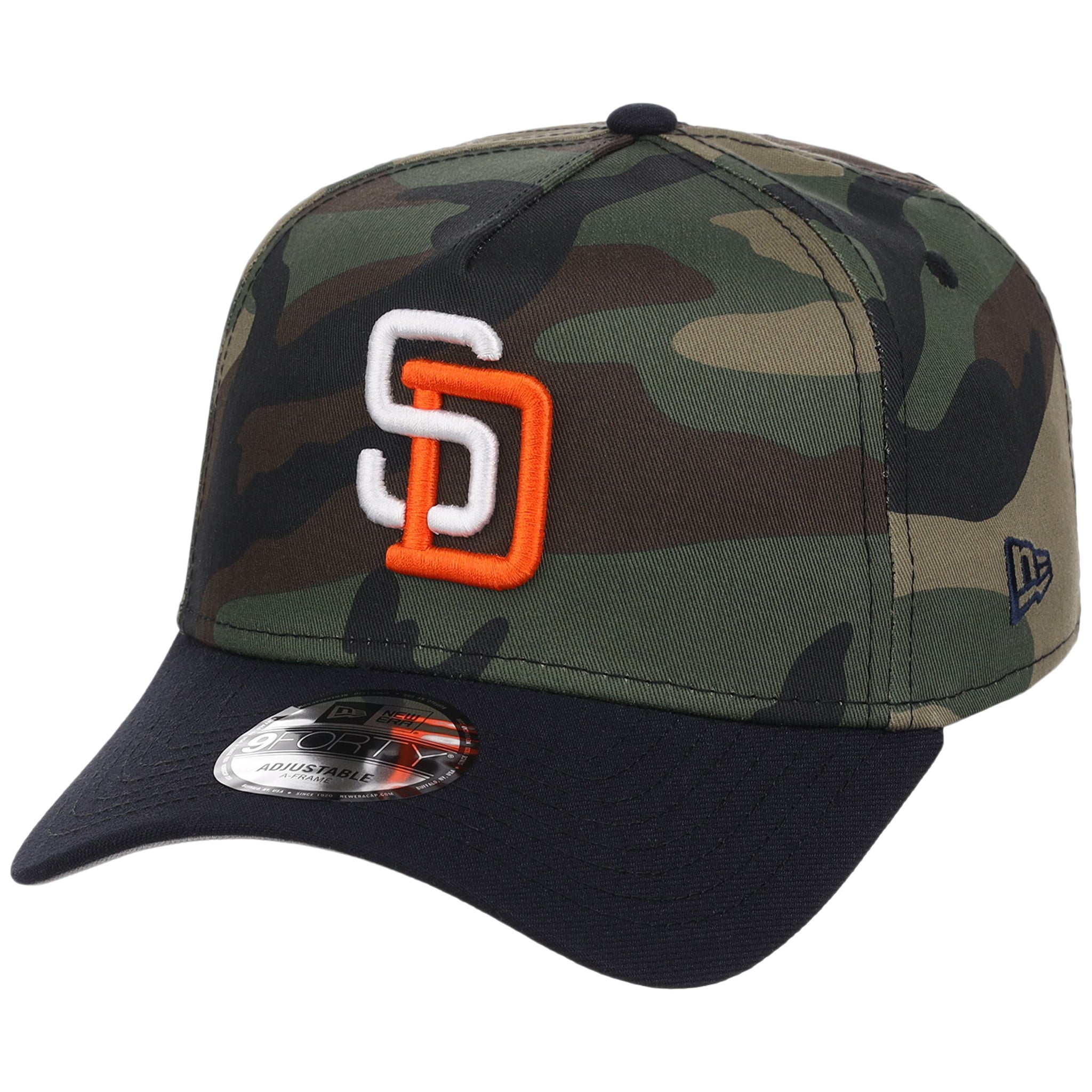 San Diego Padres MLB Woodland Contrast New Era 9FORTY
