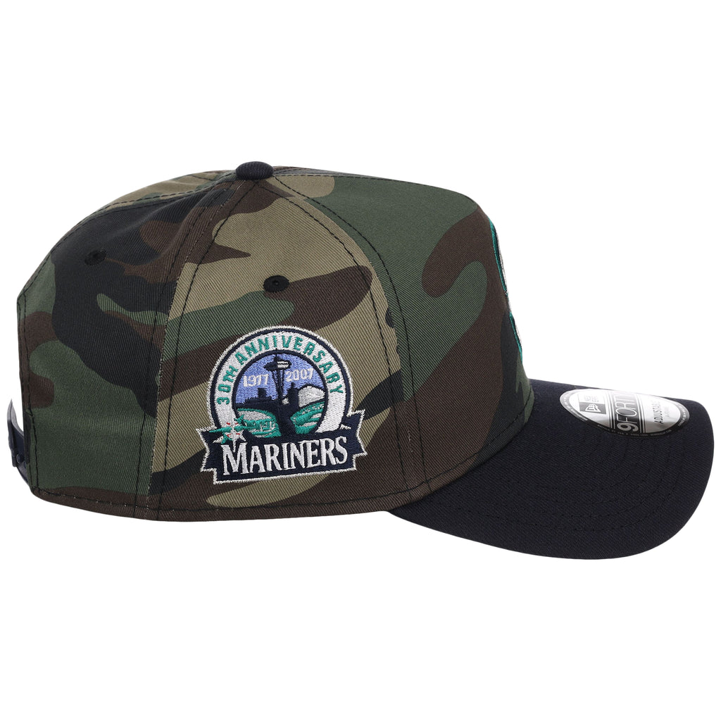 Seattle Mariners MLB Woodland Contrast New Era 9FORTY