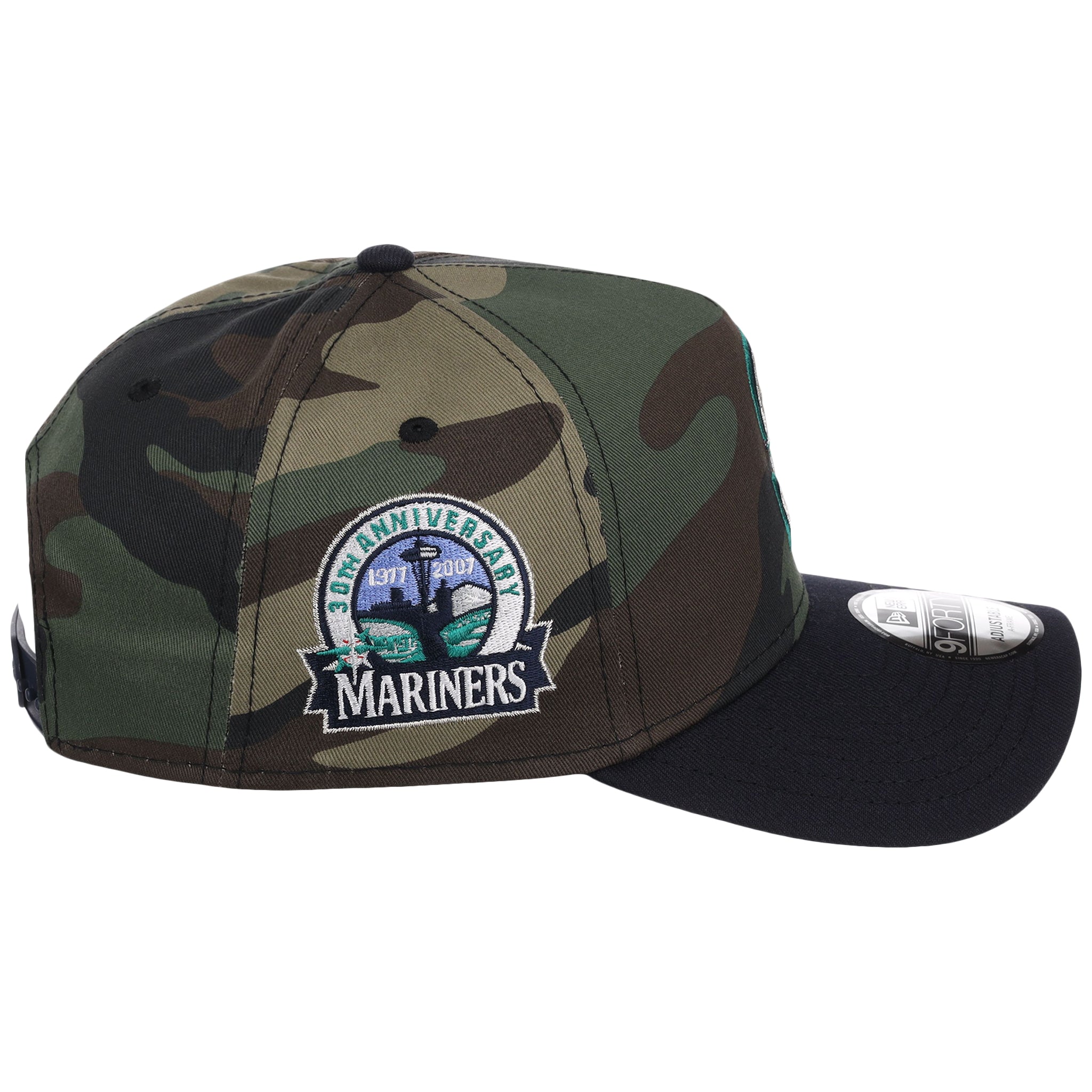 Seattle Mariners MLB Woodland Contrast New Era 9FORTY