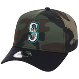 Seattle Mariners MLB Woodland Contrast New Era 9FORTY