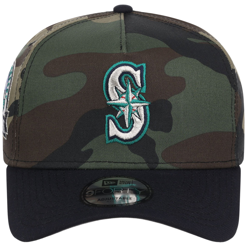 Seattle Mariners MLB Woodland Contrast New Era 9FORTY