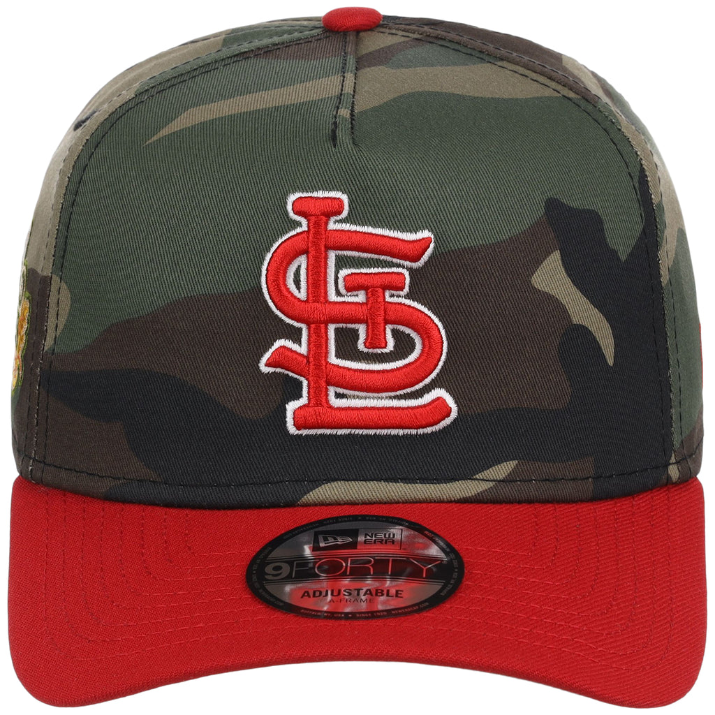 St. Louis Cardinals MLB Woodland Contrast New Era 9FORTY