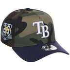 Tampa Bay Rays MLB Woodland Contrast New Era 9FORTY