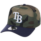Tampa Bay Rays MLB Woodland Contrast New Era 9FORTY