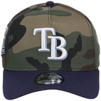 Tampa Bay Rays MLB Woodland Contrast New Era 9FORTY