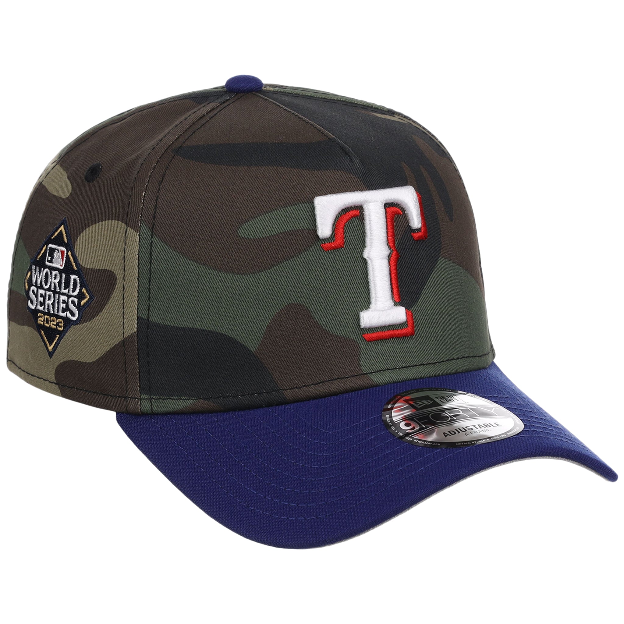 Texas Rangers MLB Woodland Contrast New Era 9FORTY