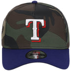 Texas Rangers MLB Woodland Contrast New Era 9FORTY
