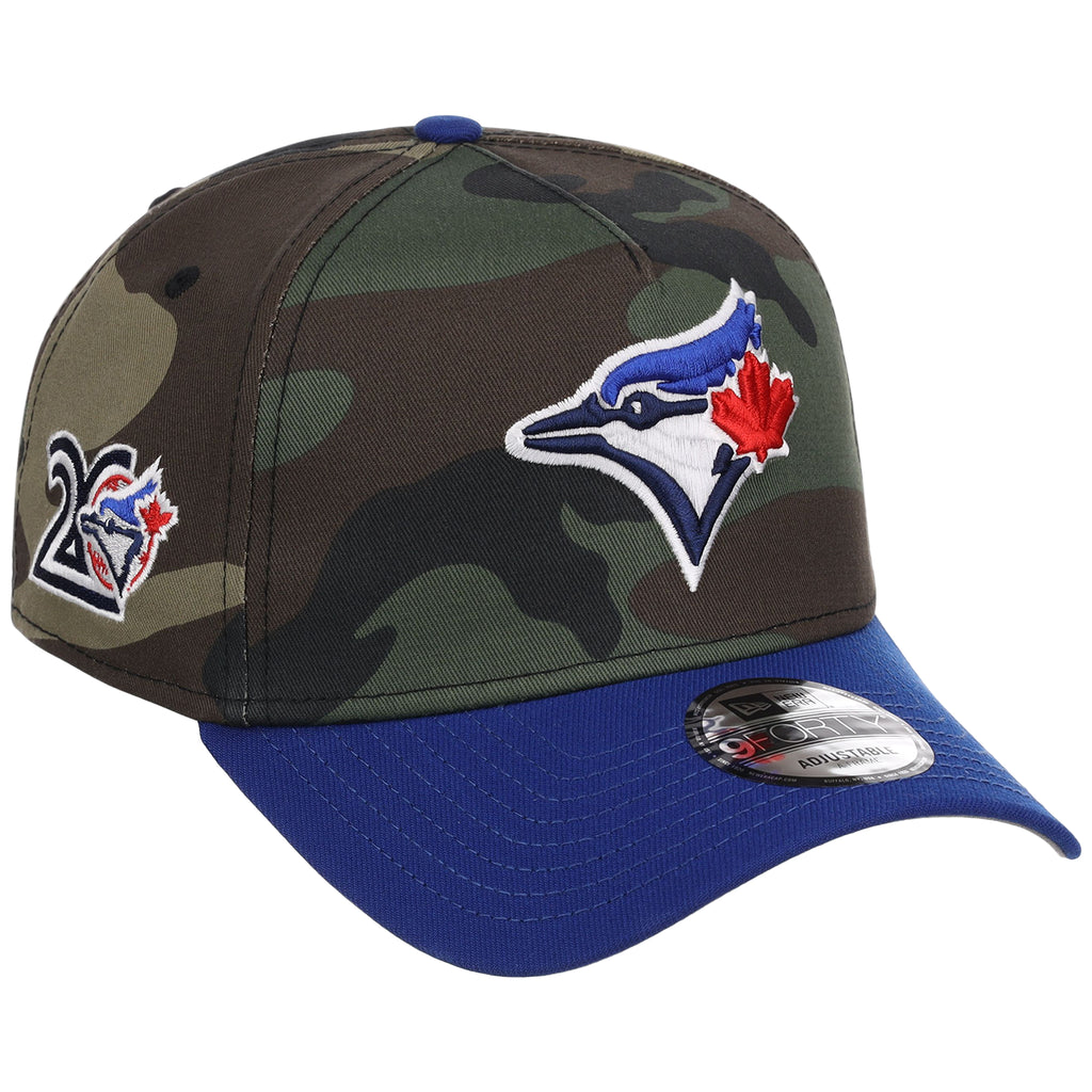 Toronto Blue Jays MLB Woodland Contrast New Era 9FORTY
