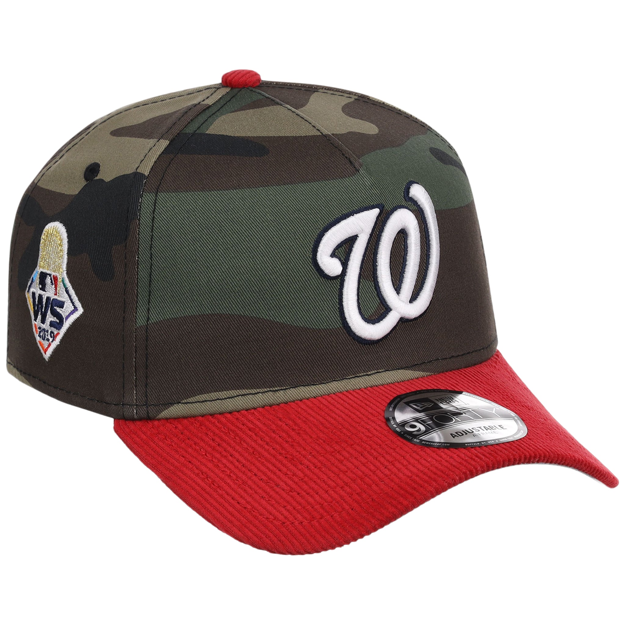 Washington Nationals MLB Woodland Contrast New Era 9FORTY