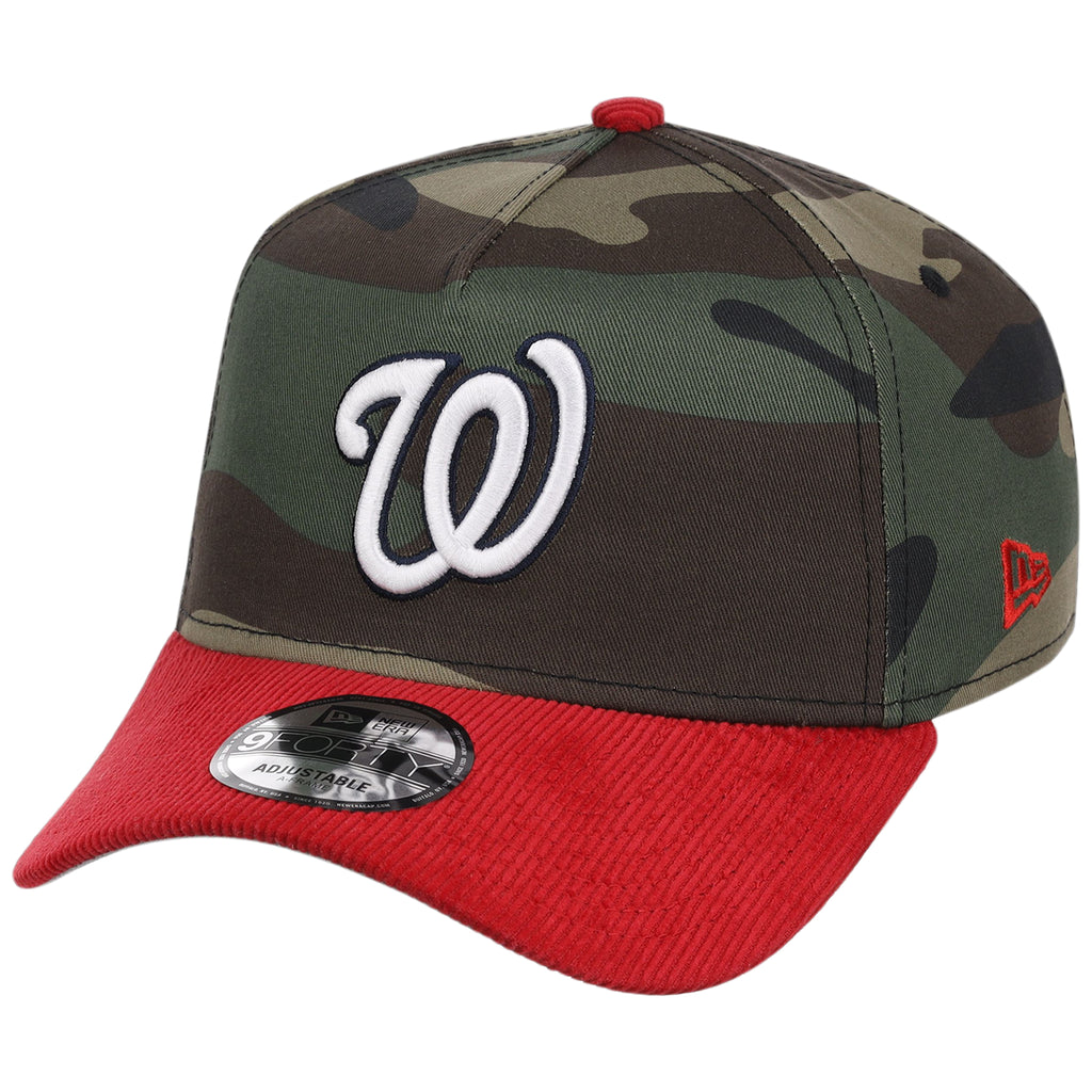 Washington Nationals MLB Woodland Contrast New Era 9FORTY