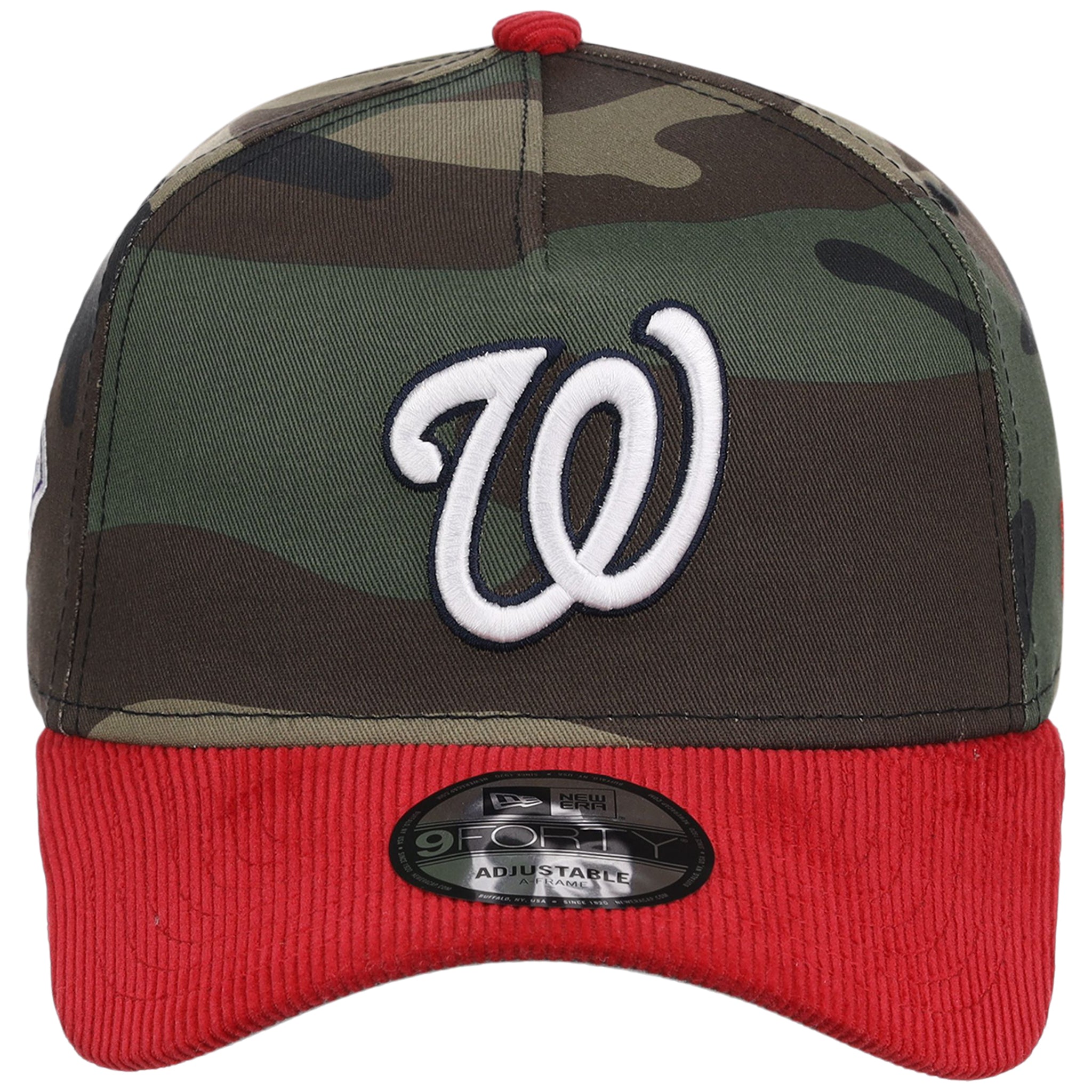 Washington Nationals MLB Woodland Contrast New Era 9FORTY