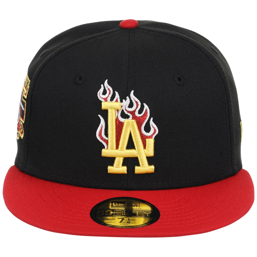 Los Angeles Dodgers - Los Angeles Crown the City New Era 59FIFTY 'Flames'