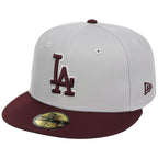 Los Angeles Dodgers - Los Angeles Crown the City New Era 59FIFTY Gray/Maroon