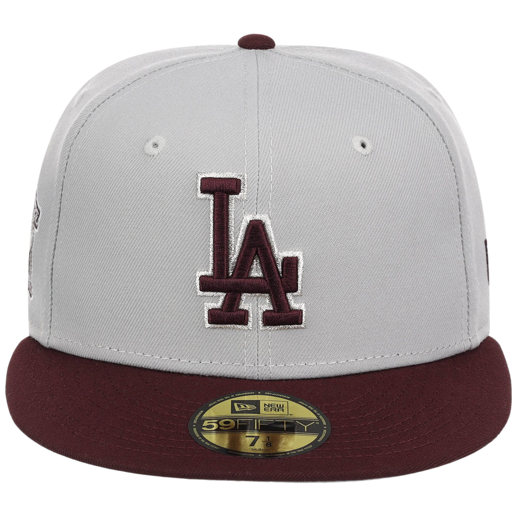 Los Angeles Dodgers - Los Angeles Crown the City New Era 59FIFTY Gray/Maroon