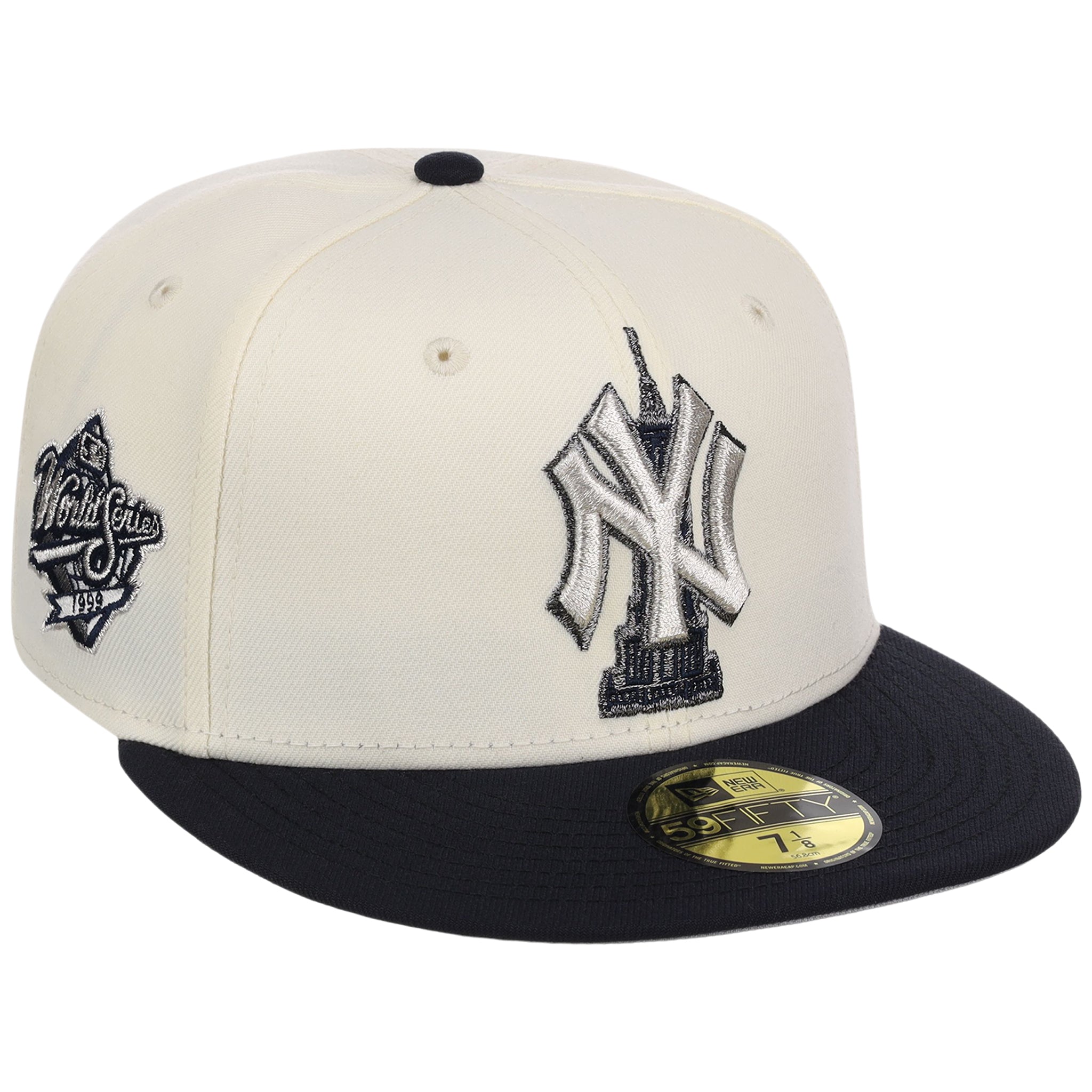New York Yankees - New York Crown the City -  Empire State New Era 59FIFTY - Chrome/Navy