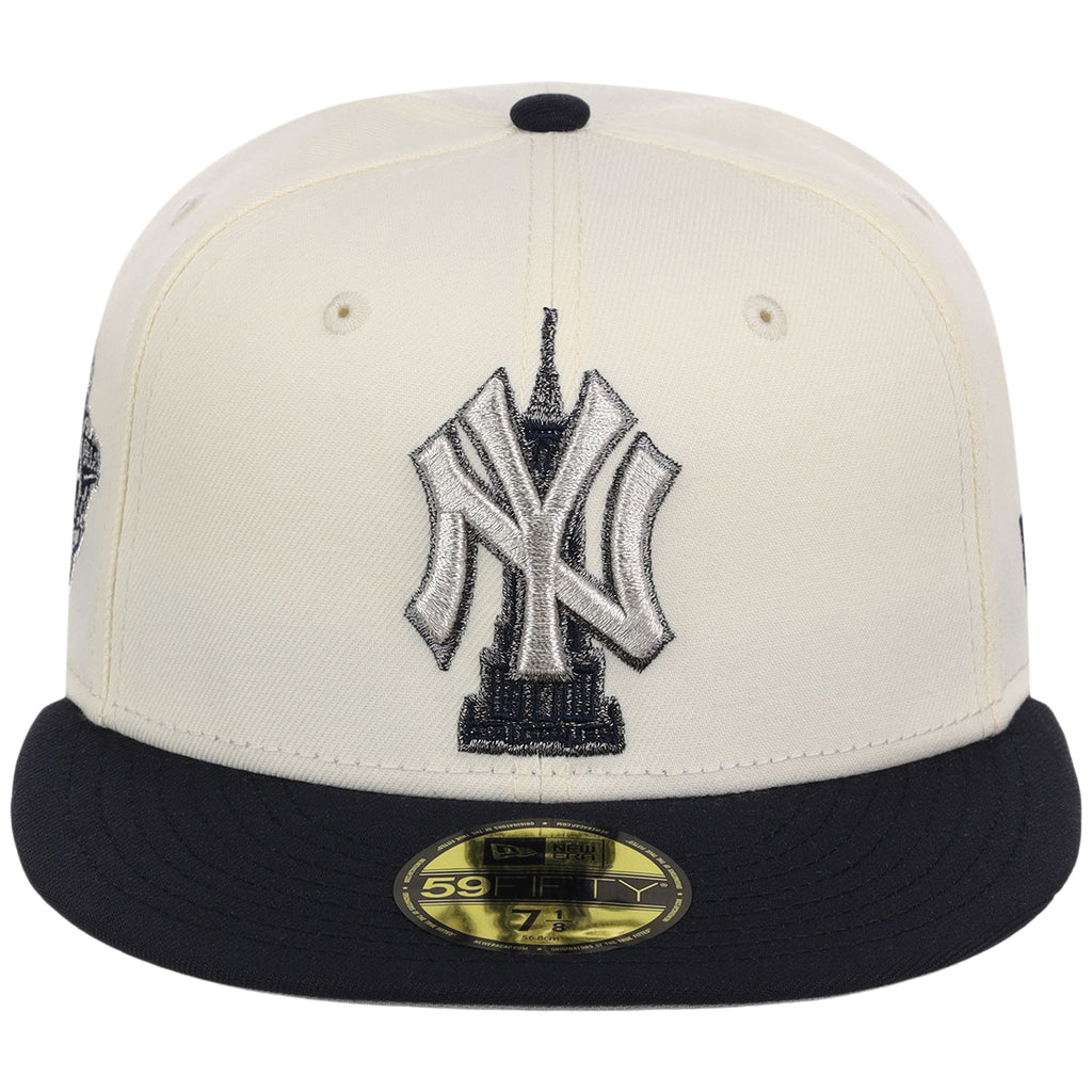 New York Yankees - New York Crown the City -  Empire State New Era 59FIFTY - Chrome/Navy