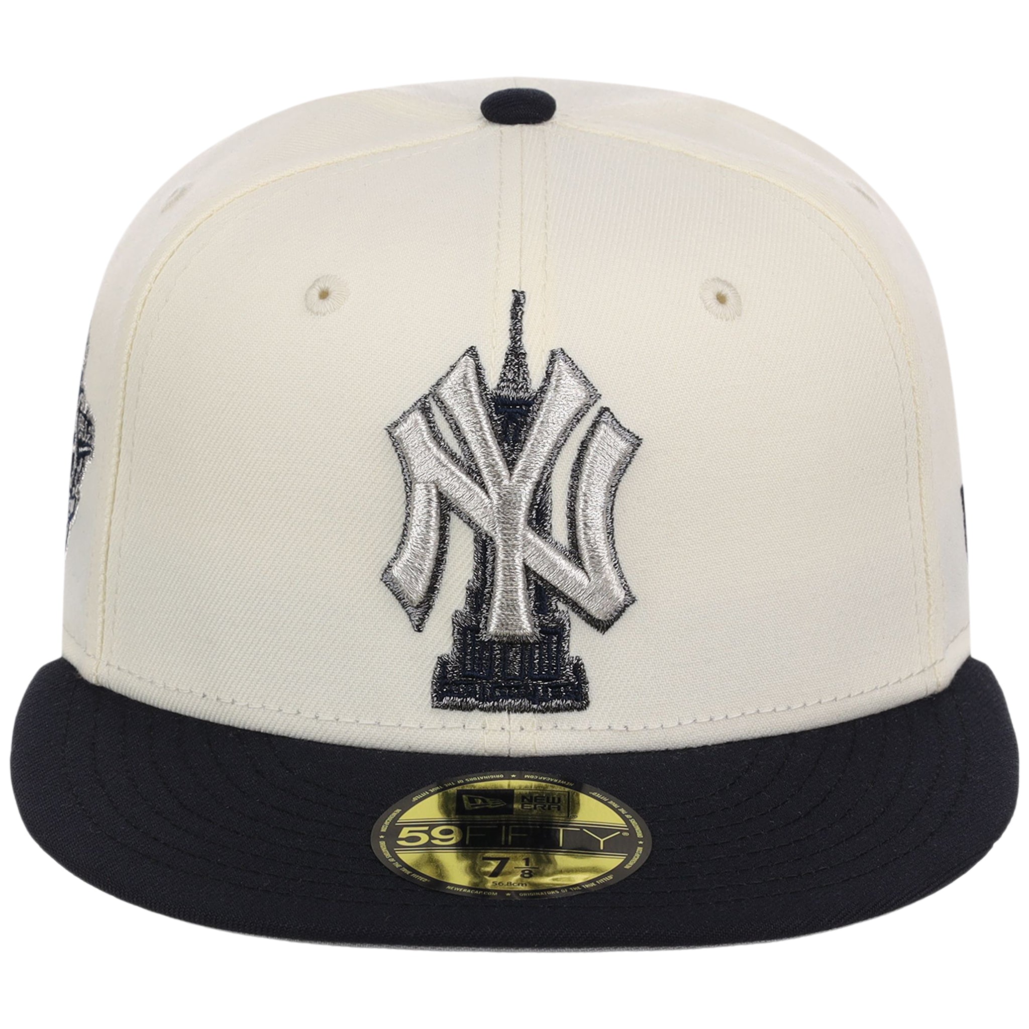New York Yankees - New York Crown the City -  Empire State New Era 59FIFTY - Chrome/Navy