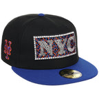 New York Mets - New York Crown the City -  Subway Tile New Era 59FIFTY - Black/Royal