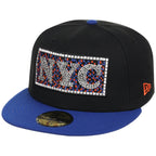 New York Mets - New York Crown the City -  Subway Tile New Era 59FIFTY - Black/Royal