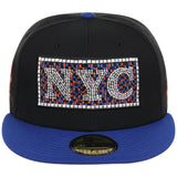 New York Mets - New York Crown the City -  Subway Tile New Era 59FIFTY - Black/Royal