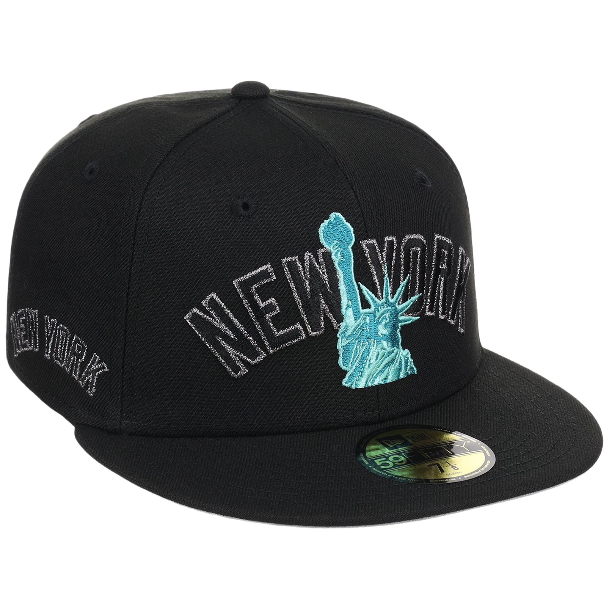 New York Yankees - New York Crown the City -  Liberty New Era 59FIFTY - Black/Black