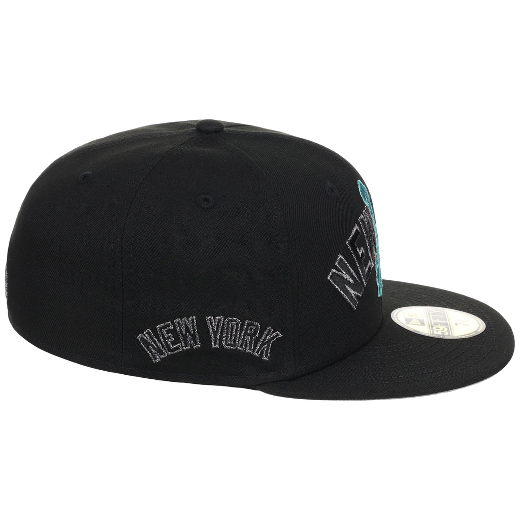 New York Yankees - New York Crown the City -  Liberty New Era 59FIFTY - Black/Black
