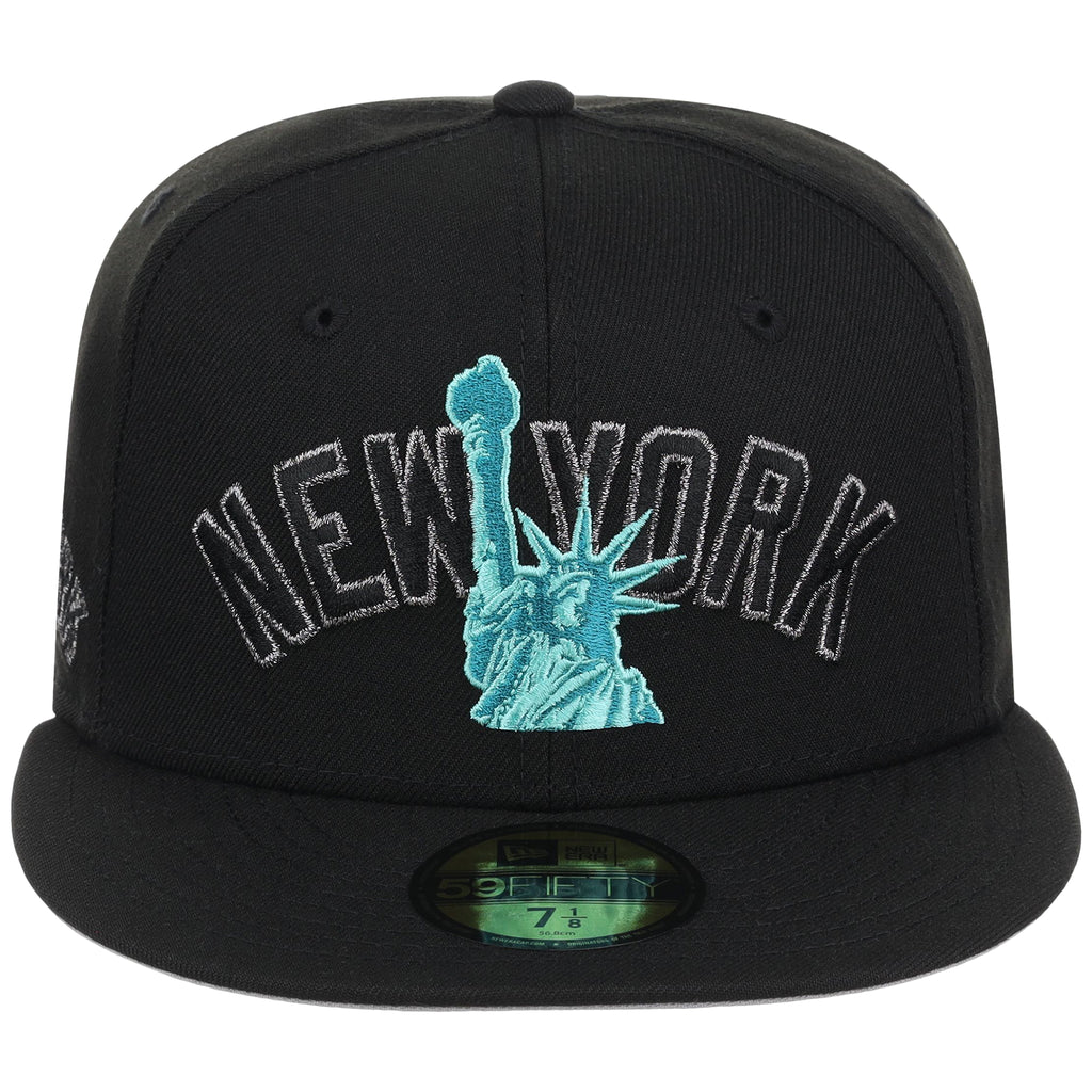 New York Yankees - New York Crown the City -  Liberty New Era 59FIFTY - Black/Black