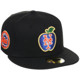 New York Mets - New York Crown the City -  Apple New Era 59FIFTY - Black/Black