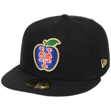New York Mets - New York Crown the City -  Apple New Era 59FIFTY - Black/Black