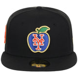 New York Mets - New York Crown the City -  Apple New Era 59FIFTY - Black/Black