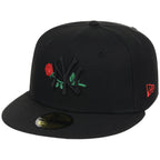 New York Yankees - New York Crown the City -  Rose New Era 59FIFTY - Black/Black