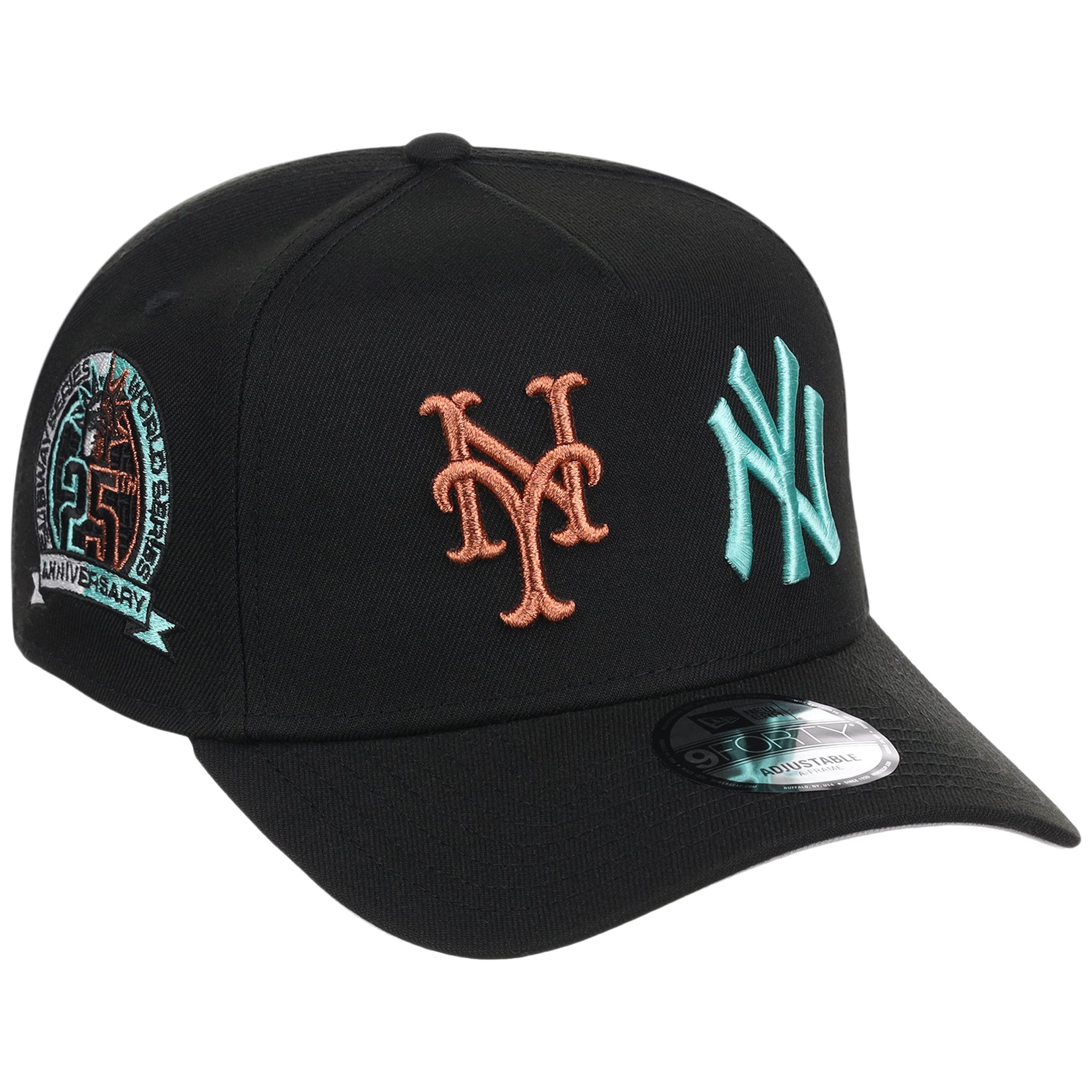 New York Yankees - New York Crown the City -  Double Whammy  New Era 9FORTY - Black/Black