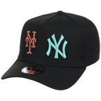 New York Yankees - New York Crown the City -  Double Whammy  New Era 9FORTY - Black/Black