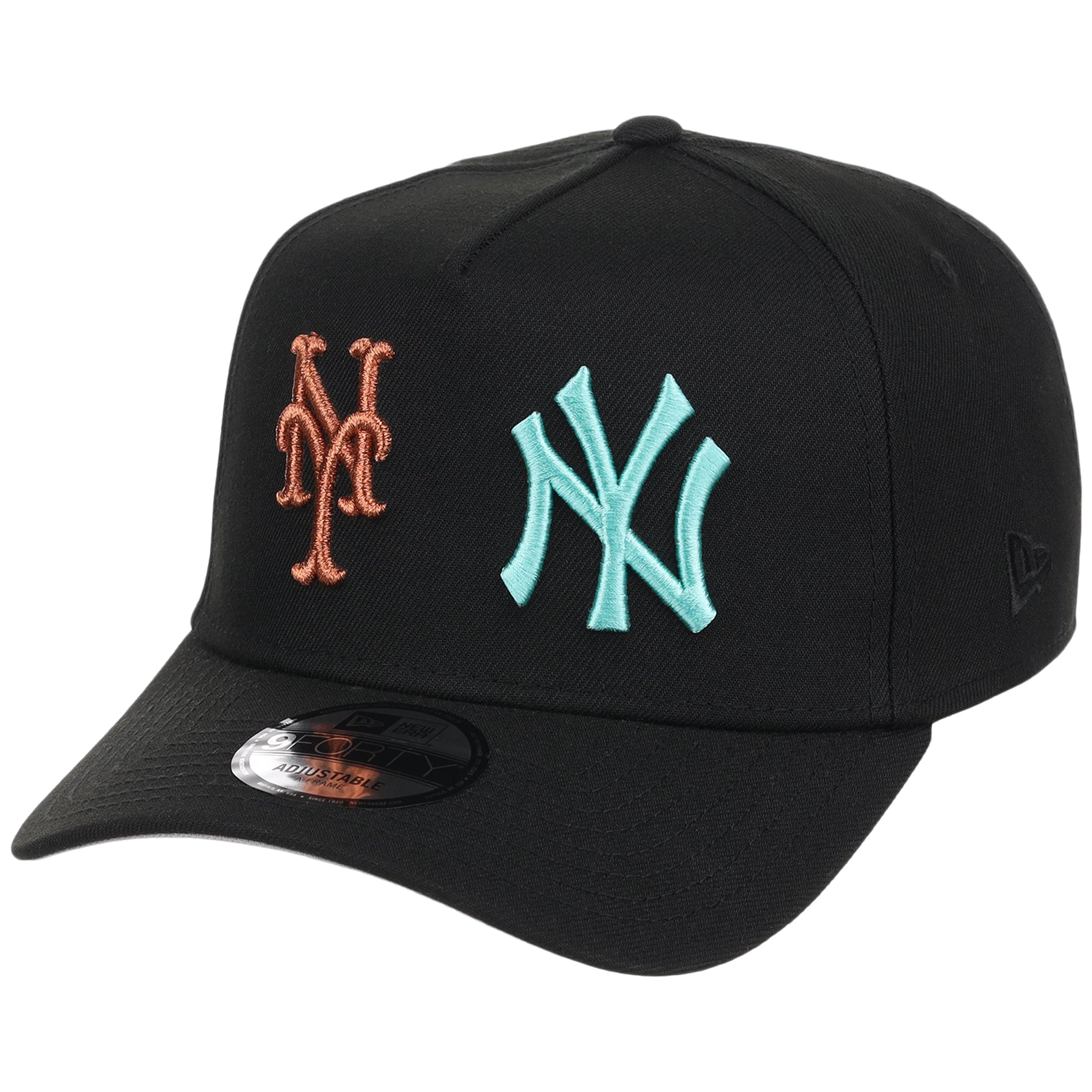 New York Yankees - New York Crown the City -  Double Whammy  New Era 9FORTY - Black/Black
