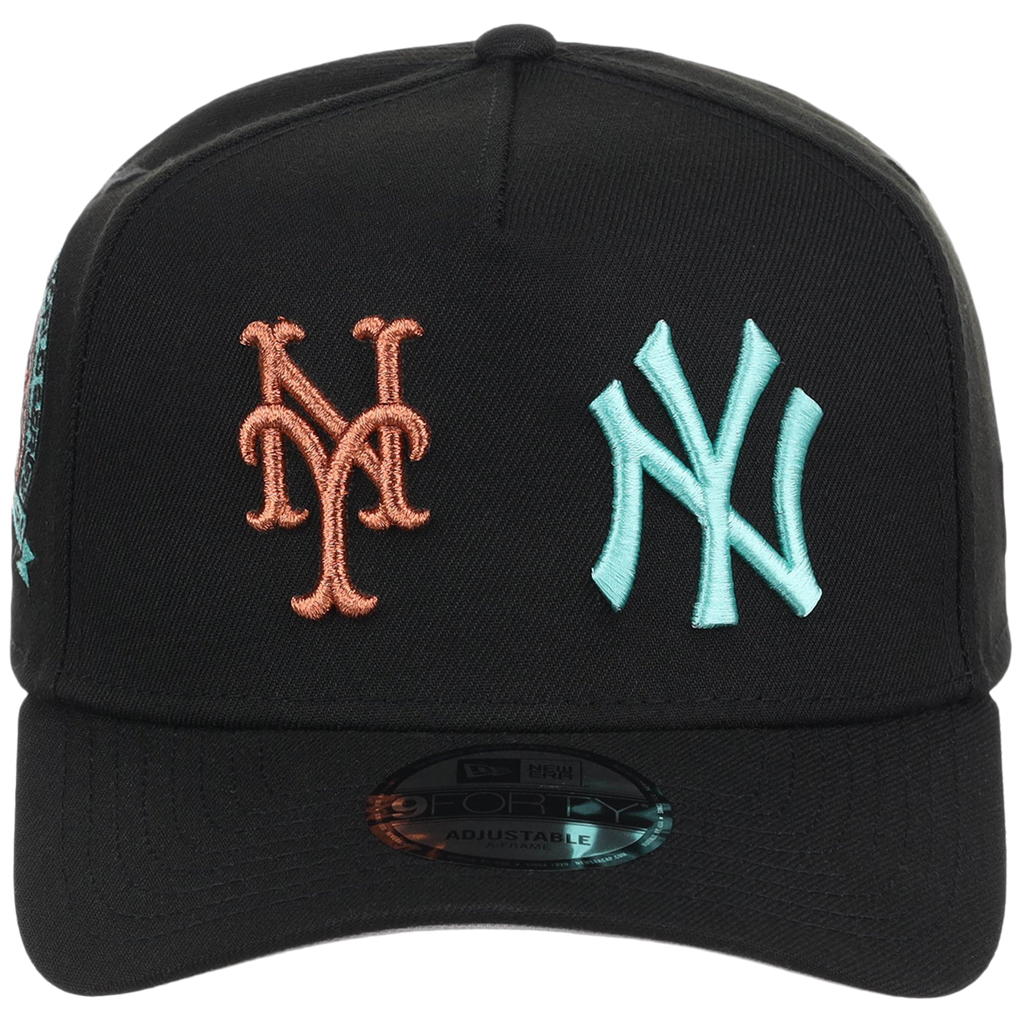 New York Yankees - New York Crown the City -  Double Whammy  New Era 9FORTY - Black/Black