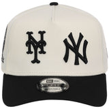 New York Yankees - New York Crown the City -  Double Whammy  New Era 9FORTY - Chrome/Black